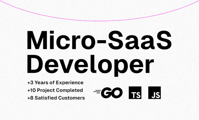 Gig Preview - Be your micro saas developer with a popular typescript javascript framework