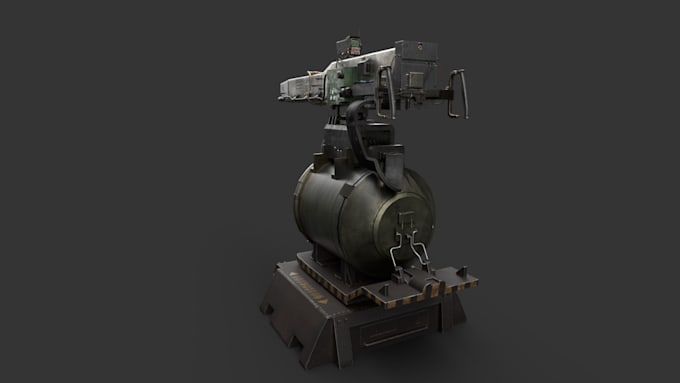 Gig Preview - Do detailed 3d hardsurface models asset and props