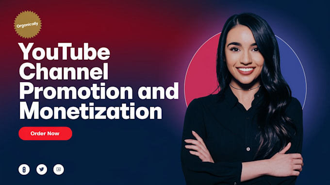 Gig Preview - Superfast organic youtube channel promotion and monetization