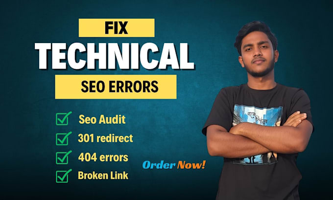 Gig Preview - Fix 301 redirect, 404 error, broken links, canonical tag and indexing issues