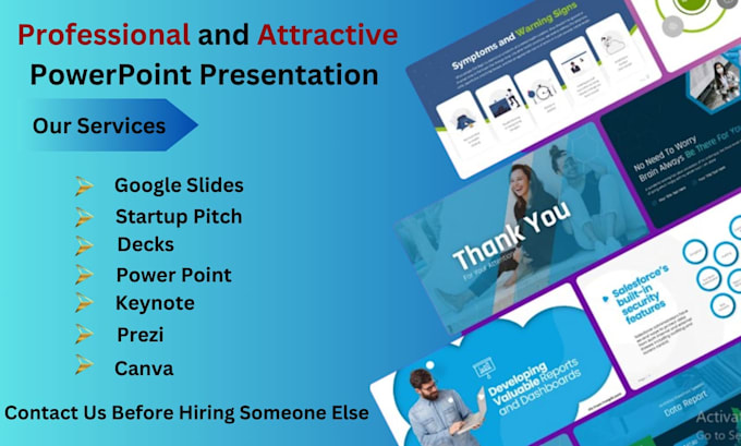 Gig Preview - Create professional and attractive presentations for you