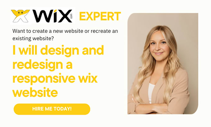 Gig Preview - Design wix website design wix website redesign wix website design wix redesign