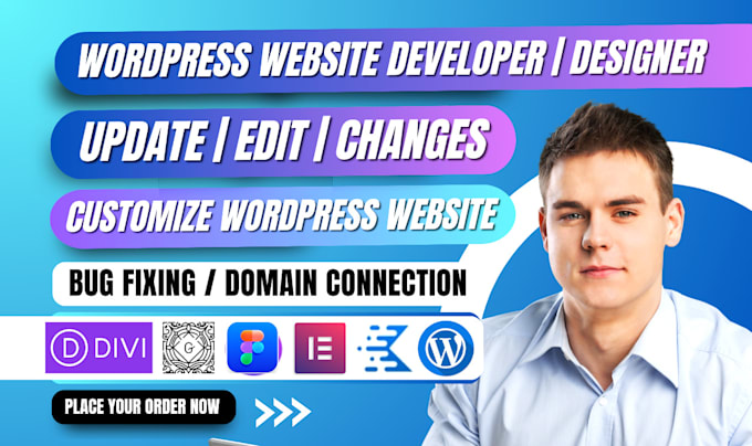 Bestseller - edit wordpress website, do wordpress customization, wordpress avada or update