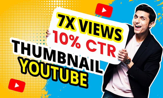 Gig Preview - Design a thumbnail for your youtube thumbnail