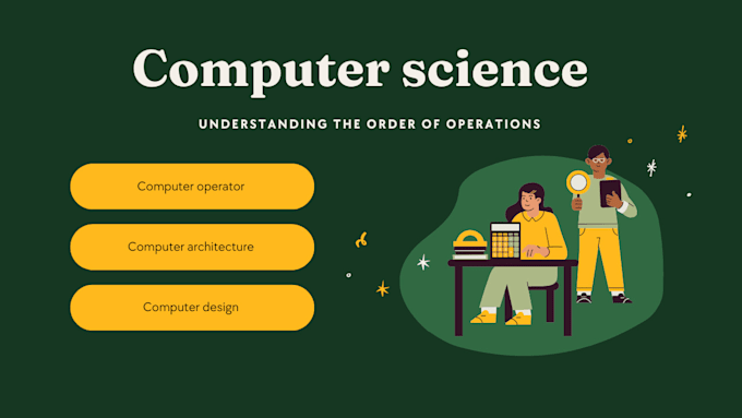 Gig Preview - Do computer science, computer operator, labs, task projects