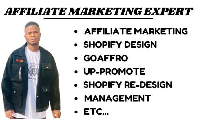 Gig Preview - Create shopify store and website for affiliate marketing