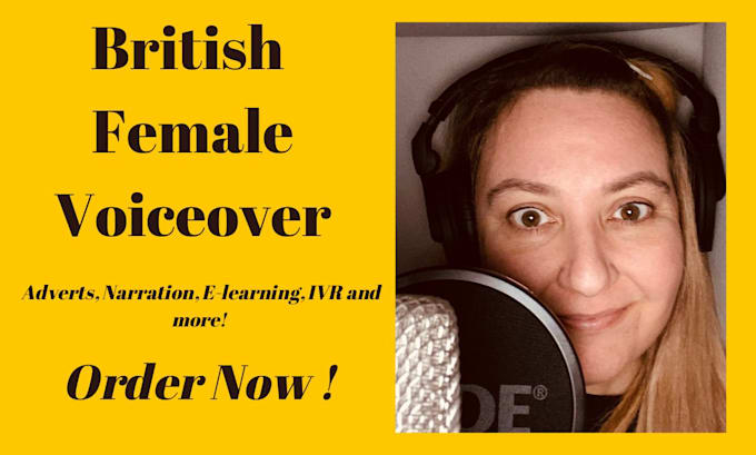 Gig Preview - Provide IVR or voicemail as a british female voiceover