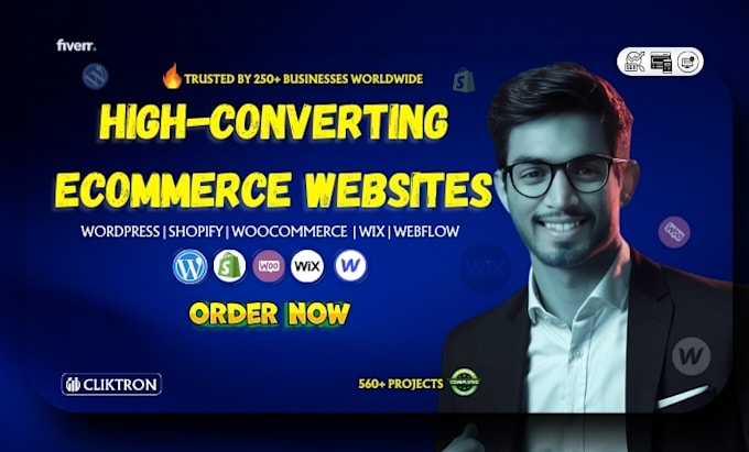 Gig Preview - Design a high converting ecommerce website that drives results