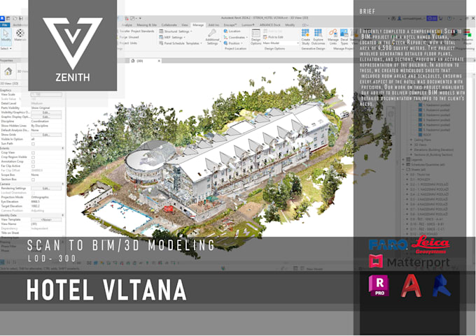 Gig Preview - Convert point cloud scan to bim cad revit archicad autocad