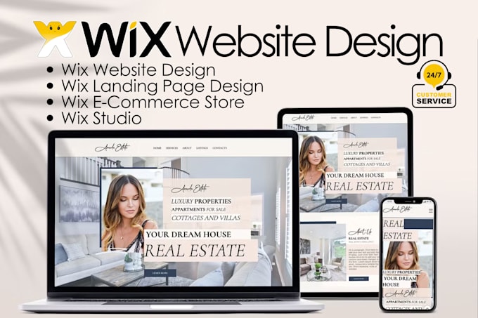 Gig Preview - Do wix website design or design wix website, wix website redesign wix studio