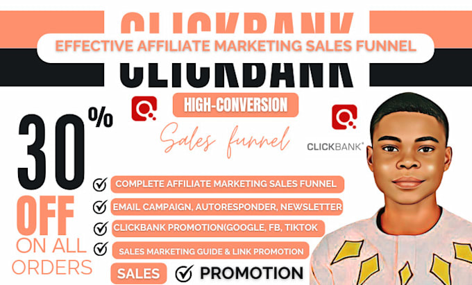 Gig Preview - Do clickbank affiliate link promotion clickbank link affiliate marketing