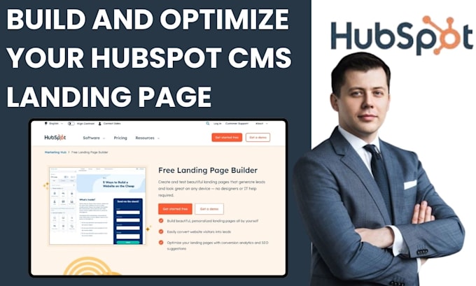 Gig Preview - Build and optimize your hubspot cms landing page