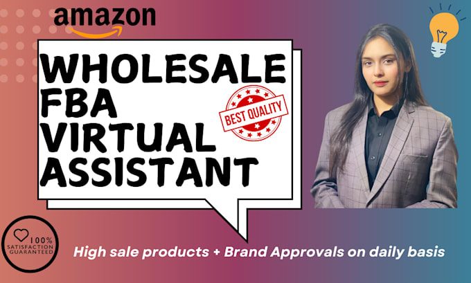 Gig Preview - Be your amazon fba wholesale product research with supplier account approval