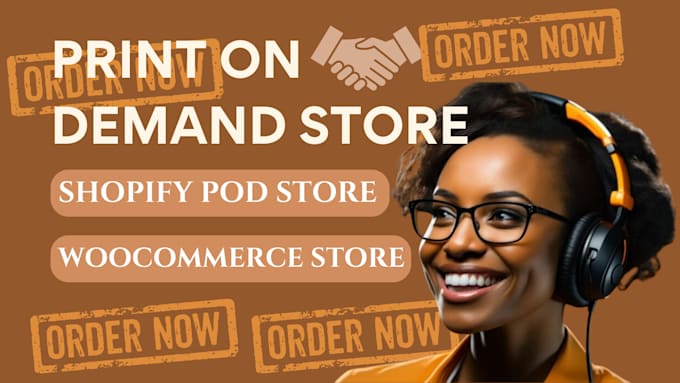 Gig Preview - Build shopify woocommerce print on demand store, printful printify, wordpress