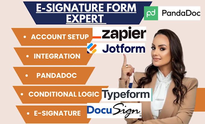 Bestseller - design api zapier integration on jotfom typeform docusign pandadoc dropbox sign