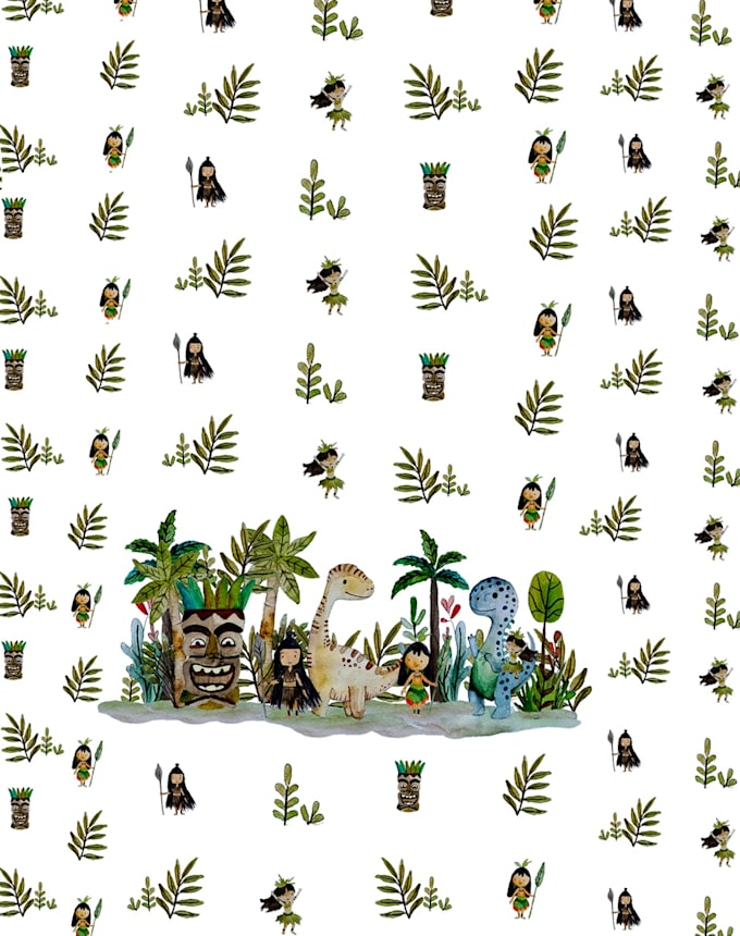 Gig Preview - Design seamless pattern textile prints pattern design