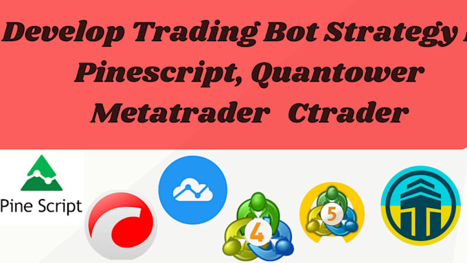 Gig Preview - Develop trading bot strategy in pinescript, quantower metatrader ctrader