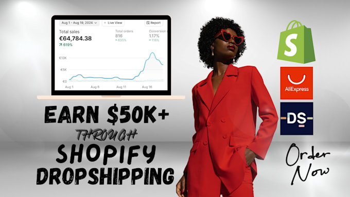 Bestseller - create shopify dropshipping store, shopify website design and store development