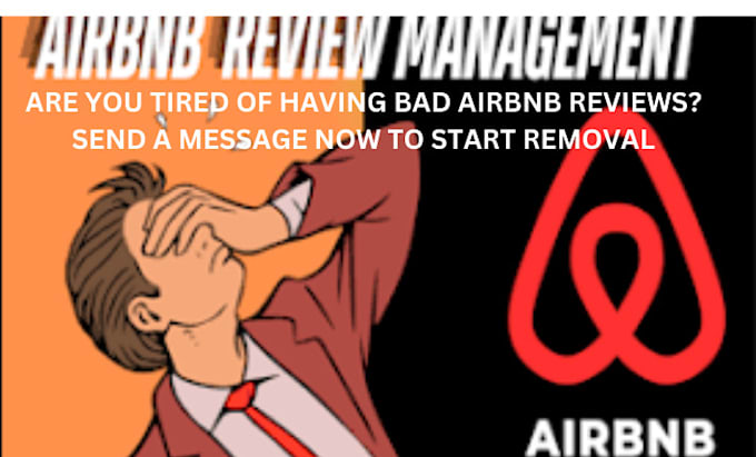 Gig Preview - Do online reputation management airbnb removal