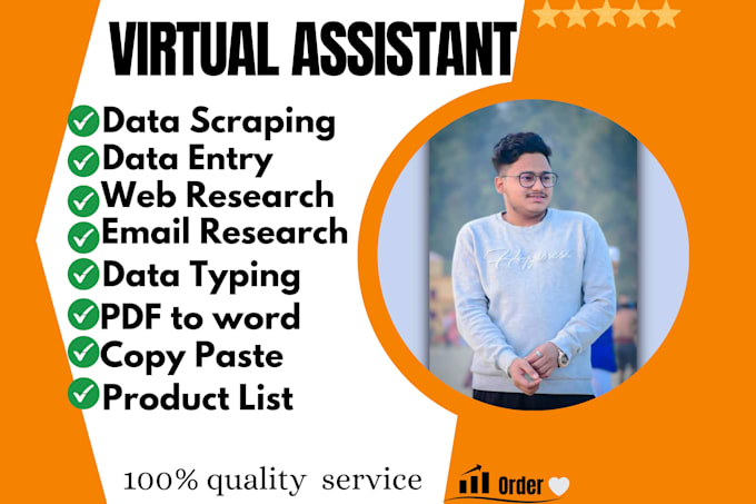 Gig Preview - Data entry virtual assistant pdf to word copy pest 24 house