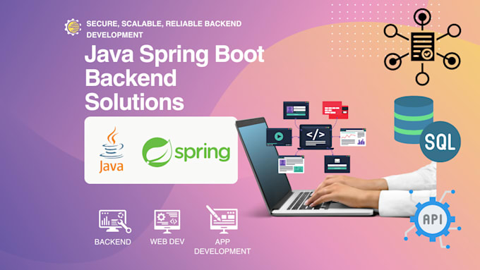 Gig Preview - Develop java spring boot backend solutions