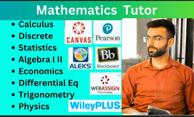 Gig Preview - Be your math algebra calculus discrete math mathematics tutor