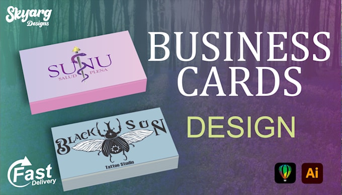 Gig Preview - Design a beautiful and professional business card