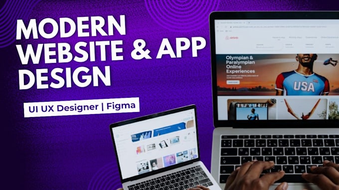 Gig Preview - Do website and app design, UI UX designer, figma