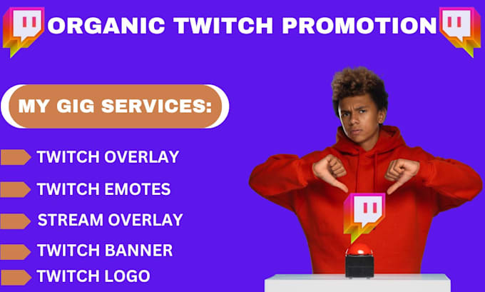 Gig Preview - Boost your twitch channel to top rated platform