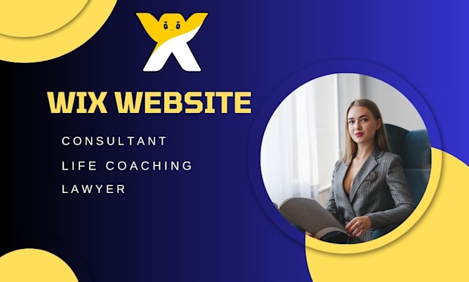 Gig Preview - Desgin wix consulting website, lawyer, life coaching website