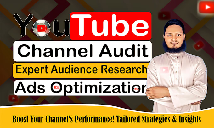 Bestseller - youtube channel audit, SEO, and keyword research for organic growth