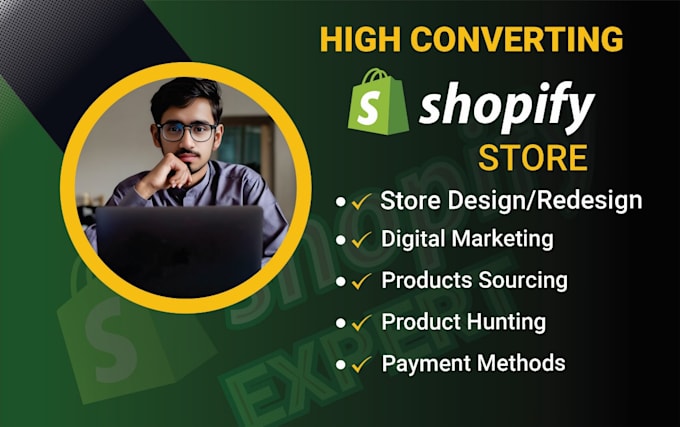 Bestseller - create or redesign a complete shopify dropshipping store or website