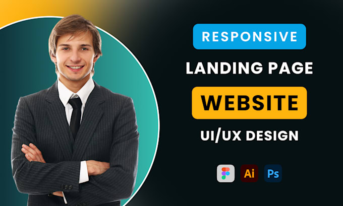 Gig Preview - Create a landing page UI UX design for your business