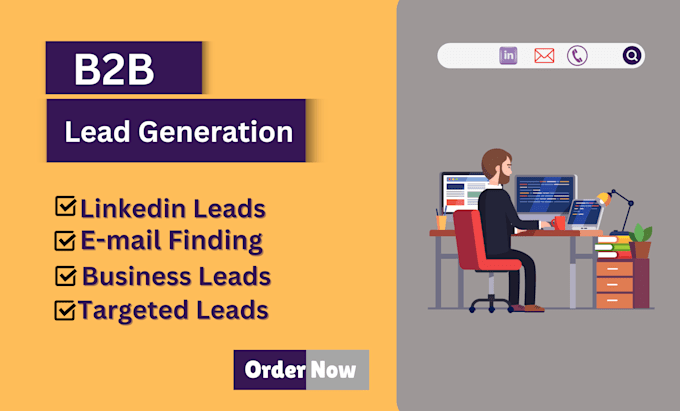 Bestseller - provide b2b lead generation service for any industries