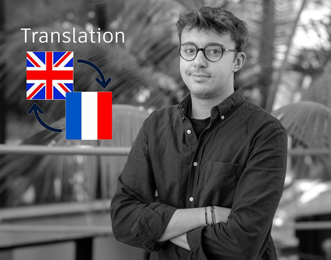 Gig Preview - Translate your text from english to french and french to english