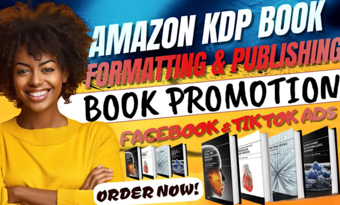 Gig Preview - Do amazon book promotion,publish, christian kdp website ads, pinterest marketing