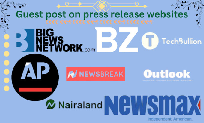 Gig Preview - Do guest post on press release websites