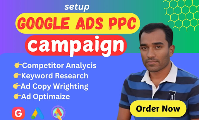 Gig Preview - Google ads ppc campaign setup for instant results