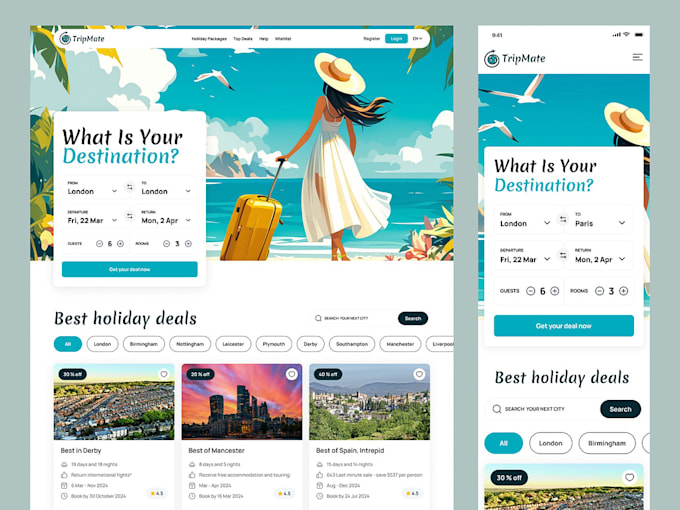 Gig Preview - Build travel website, travel affiliate website, travel agency wordpress website