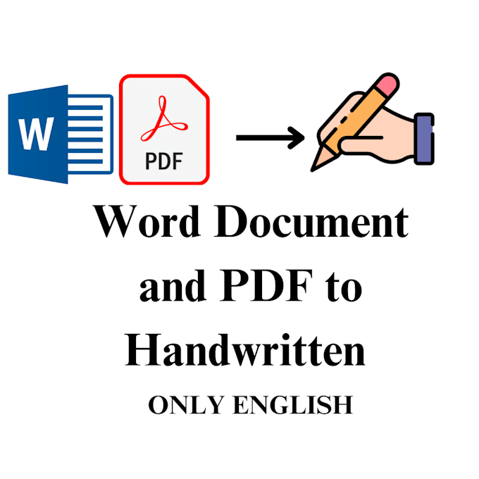 Gig Preview - Convert word document, PDF to handwritten notes