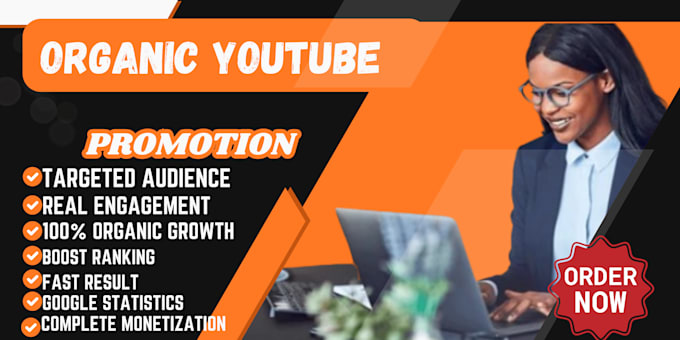 Gig Preview - Do organic youtube video promotion use most organic method google adwords