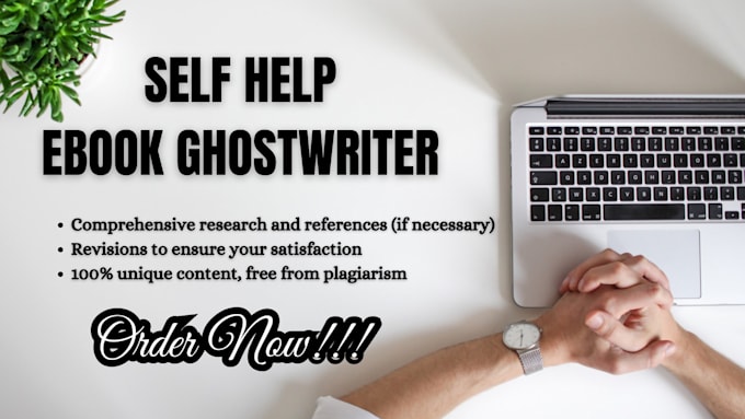 Gig Preview - Ghostwrite 20,000 words on a self help ebook or be your ghost ebook writer