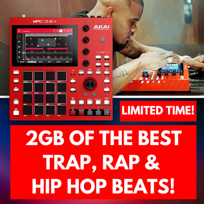 Gig Preview - Give you 2gb of trap, hip hop and rap beats