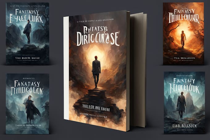 Gig Preview - Do fantasy book cover, thriller book cover design