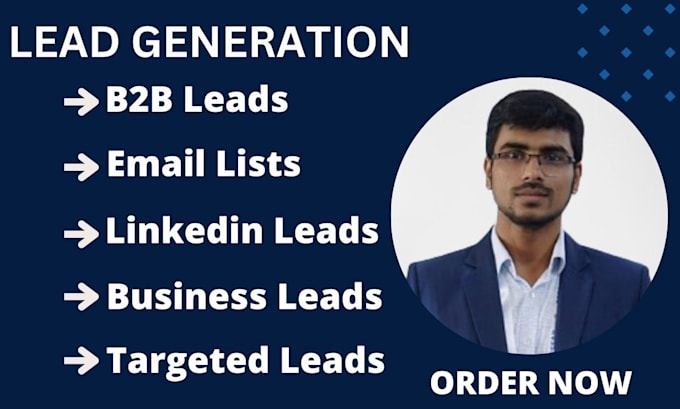 Gig Preview - Provide b2b lead generation for any industry