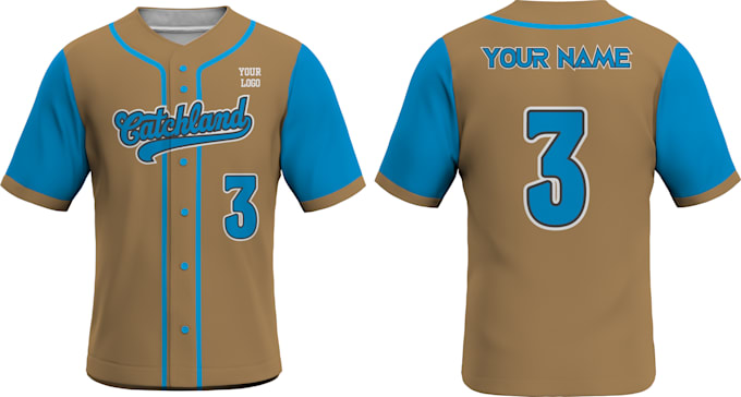 Gig Preview - All over print baseball softball custom sports jersey design