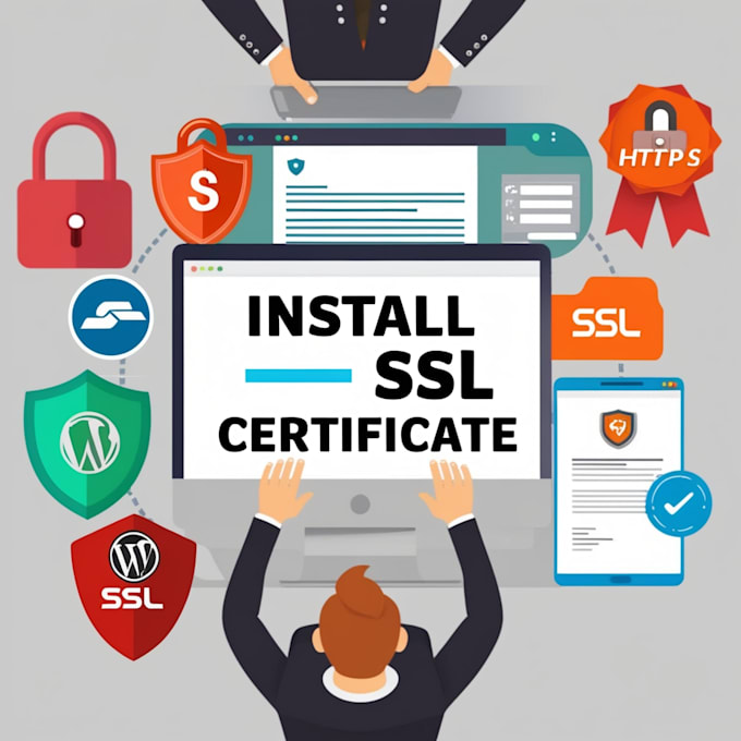 Gig Preview - Install SSL certificate, free SSL certificate, wordpress SSL, fix SSL issues