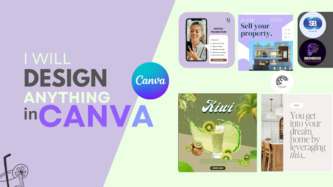 Gig Preview - Design canva logo, banner or redesign anything in canva