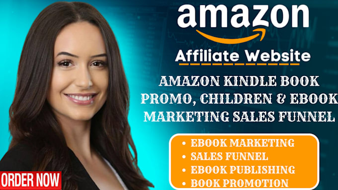 Gig Preview - Amazon kindle promotion, children book marketing,  ebook marketing sales funnel