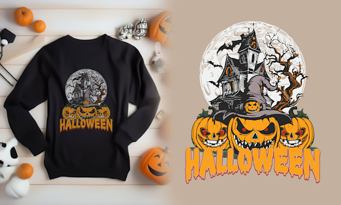 Gig Preview - Create amazing halloween t shirt designs